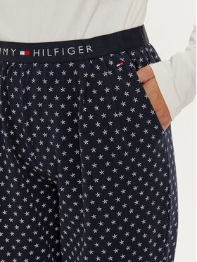 Tommy Hilfiger Pižama UW0UW05396 Mornarsko Modra Regular Fit