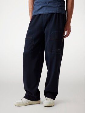 Guess Guess Spodnie materiałowe 176717 Niebieski Regular Fit