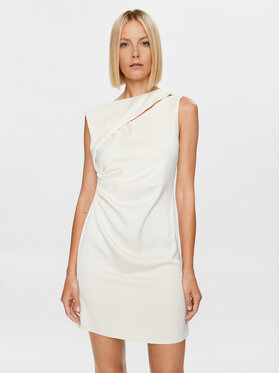 Marella Marella Vsakodnevna obleka Aletta 2332260233200 Écru Regular Fit