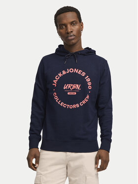 Jack&Jones Jack&Jones Džemperis ar kapuci Simon 12269353 Tumši zils Standard Fit