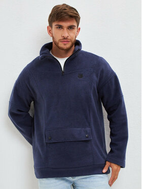 CAT by maniita lacitta CAT by maniita lacitta Polar Fleece sweatshirt Niebieski Loose Fit