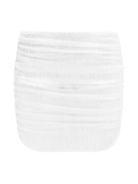 Solié Solié Spódnica midi Kea Regular Fit Biały Regular Fit