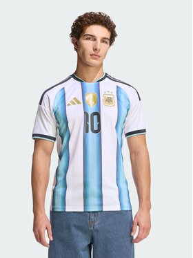 adidas adidas Koszulka techniczna Argentina 26 Home Messi Jersey Biały Slim Fit