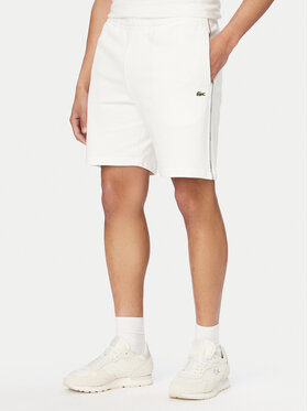 Lacoste Lacoste Športové kraťasy GH0886 Biela Regular Fit