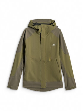4F 4F Kurtka outdoor TREKKING Khaki Regular Fit