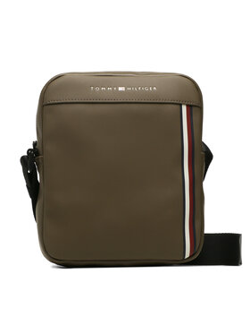 Tommy Hilfiger Tommy Hilfiger Maža rankinė Th Pique Pu Mini Reporter AM0AM11312 Chaki