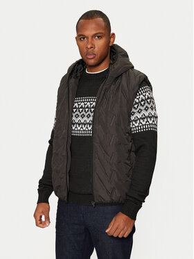 Brave Soul Brave Soul Weste MJK-INFERNO Grau Regular Fit