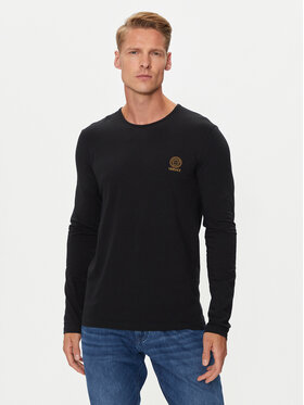 Versace Versace Longsleeve AUU01007 1A10011 Чорний Regular Fit