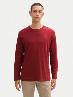 Tom Tailor Tom Tailor Longsleeve 1043992 Czerwony Regular Fit