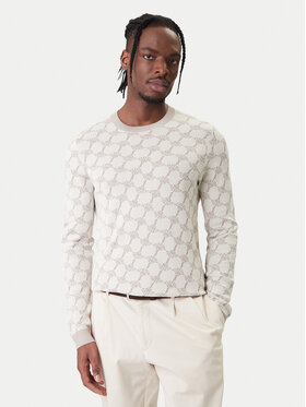 JOOP! JOOP! Maglione 13Ravorono 10100436 30102137 Écru Regular Fit