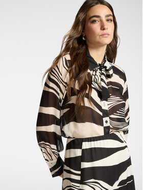 Elena Mirò Elena Mirò Camicia 5007P000300N001 Nero Regular Fit