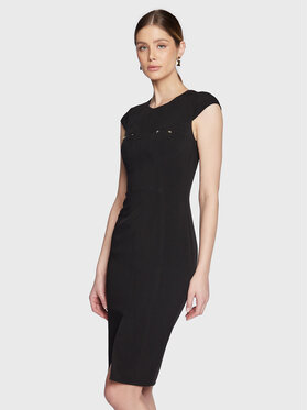 Elisabetta Franchi Elisabetta Franchi Koktélruha AB-361-31E2-V390 Fekete Slim Fit