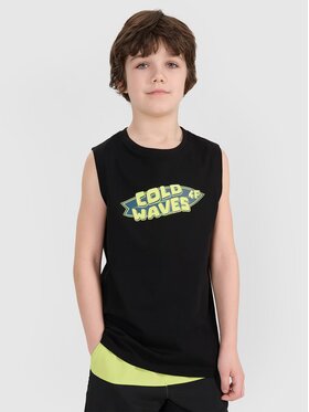 4F 4F Top 4FJWspring_summer_2025TSLEM164 Czarny Regular Fit