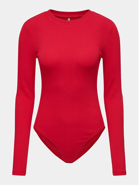 ONLY ONLY Body 15310635 Czerwony Slim Fit