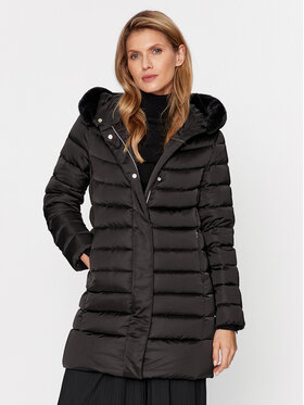 Geox Geox Пухено яке Chloo W3626N T2655F 9000 Черен Regular Fit