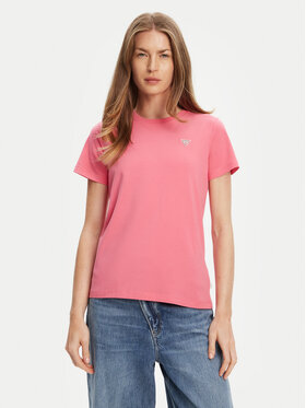 Guess Guess T-krekls W4YI10 J1314 Rozā Regular Fit