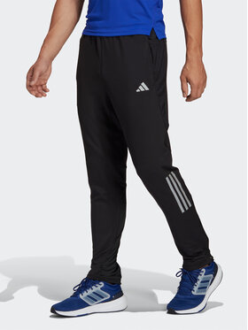 adidas adidas Donji dio trenerke Own the Run Astro Knit Joggers HN0806 Crna Regular Fit