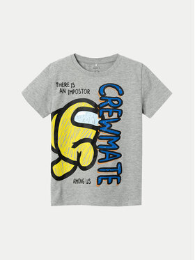 NAME IT NAME IT T-shirt AMONG US 13232204 Siva Regular Fit