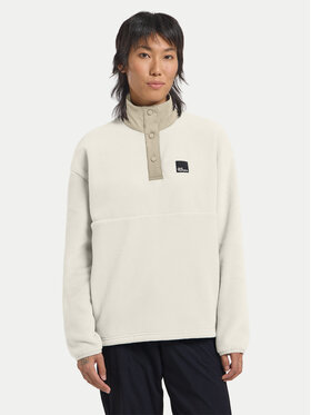 Jack Wolfskin Jack Wolfskin Fleecová mikina Sumetro A64110 Écru Regular Fit