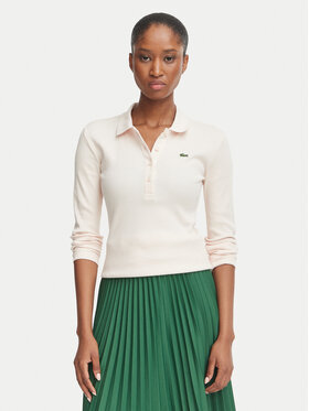 Lacoste Lacoste Polo DF5281 Ανοιχτό ροζ Slim Fit