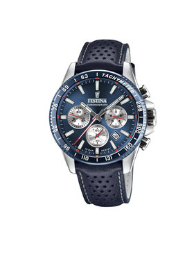 Festina Festina Zegarek Timeless Chronograph F20561/2 Granatowy