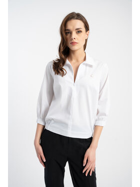 CLICK CLICK Blúzka 10-6808 Biela Custom Fit