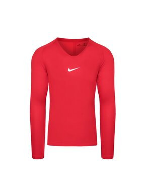 Nike Nike Koszulka techniczna DRY PARK FIRST LAYER LS Czerwony Basic Fit