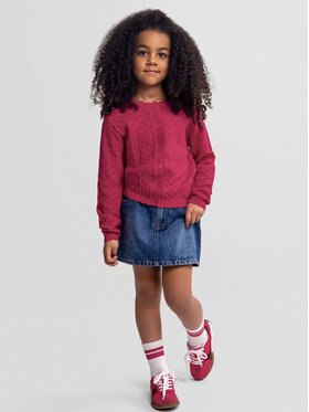 minoti minoti Kardigan 30KNIT154 Różowy Regular Fit