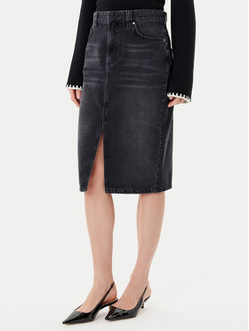 Marella Marella Gonna di jeans 2523106054200 Nero Regular Fit