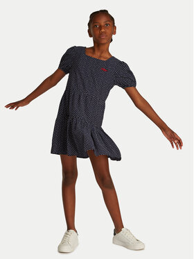 Tommy Hilfiger Tommy Hilfiger Kleid für den Alltag KG0KG08337 S Dunkelblau Regular Fit