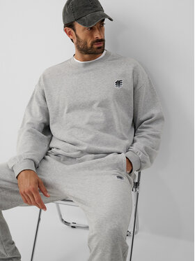 4F 4F Bluza IRON MODE Szary jasny Loose Fit