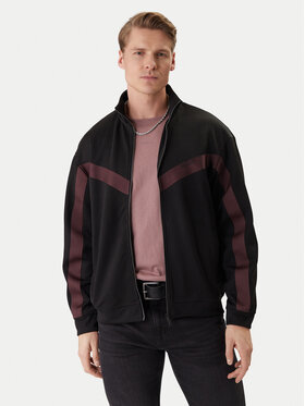 HUGO HUGO Pulóver Darti 50549418 Fekete Relaxed Fit