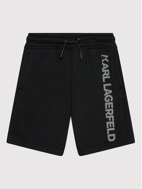 KARL LAGERFELD KARL LAGERFELD Spodnie dresowe Z24135 S Czarny Regular Fit