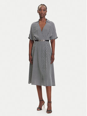 Fracomina Fracomina Rochie de zi FR25SD2012W413O9 Negru Regular Fit