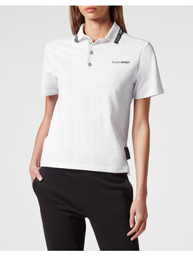 Plein Sport Plein Sport Polo 9335 Biały Regular Fit