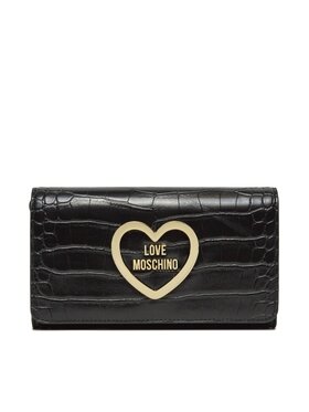 LOVE MOSCHINO LOVE MOSCHINO Голям дамски портфейл JC5712PP0HKC0000 Черен