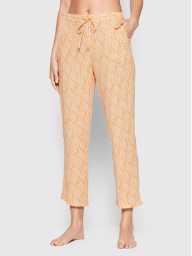 Etam Etam Spodnie piżamowe Gully 6534122 Pomarańczowy Regular Fit