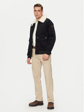 Wrangler Bomber Jakna Aviator 112357270 Črna Regular Fit