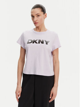 DKNY DKNY Tričko DP4T1035 Fialová Regular Fit