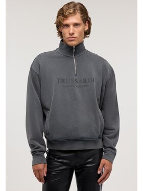 Trussardi Trussardi Felpa G8338000192N033 Grigio Regular Fit