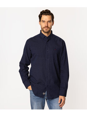 Lee Cooper Lee Cooper Koszula NEW TENBY ML63 Granatowy Comfort Fit