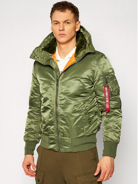 Alpha Industries Alpha Industries Kurtka przejściowa Ma-1 158104 Zielony Regular Fit