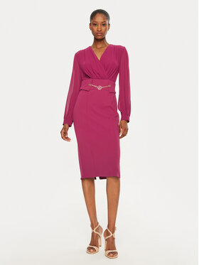 Rinascimento Rinascimento Coctailkleid CFC0120006003 Dunkelrot Regular Fit