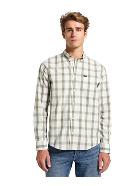 Lee Lee Koszula 112363897 Beżowy Regular Fit