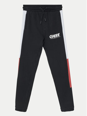 Guess Guess Spodnie dresowe L5RQ11 KA6R4 Czarny Regular Fit