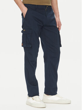 Aeronautica Militare Aeronautica Militare Текстилни панталони 251PA1658CT3511 Тъмносин Regular Fit