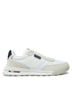 Tommy Hilfiger Tommy Hilfiger Сникърси Retro Runner Mix Rwb FM0FM05371 Бял