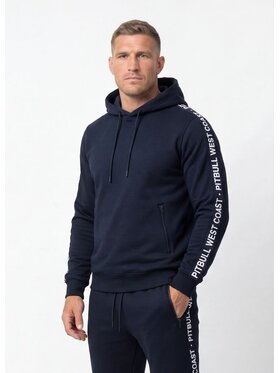 PITBULL PITBULL Bluza ARBOR TAPE Granatowy Regular Fit