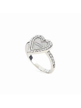 Guess Guess Prsteň JUBR03243JW-RH-54 Strieborná