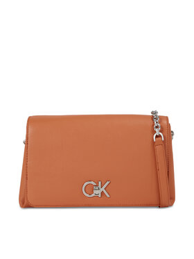 Calvin Klein Torbica Re-Lock Shoulder Bag Md K60K611057 Smeđa